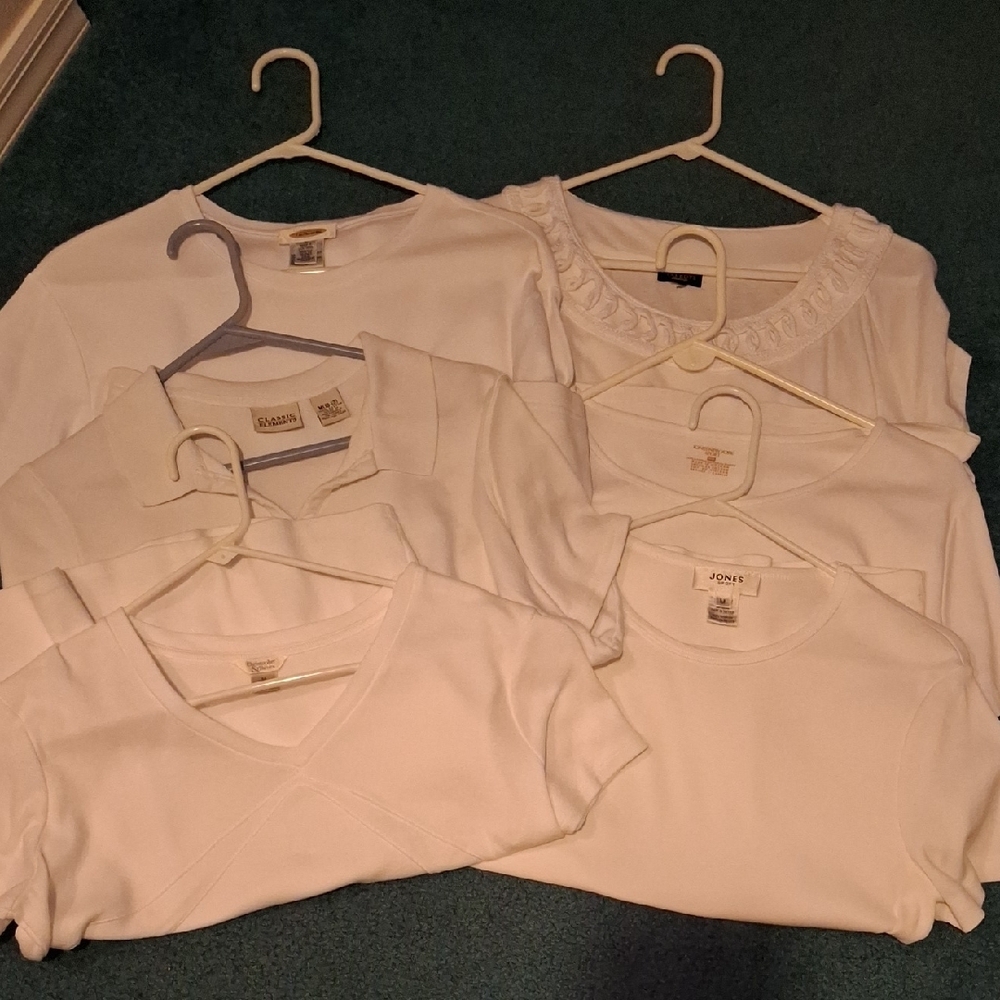 Women's White Tops Collection